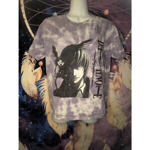 Death Note Ladies XS Purple Tie Dye Top